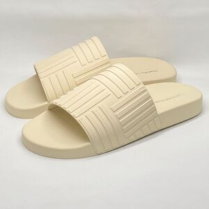 Bottega Veneta Rubber Slide Sandals size 46/us size 13